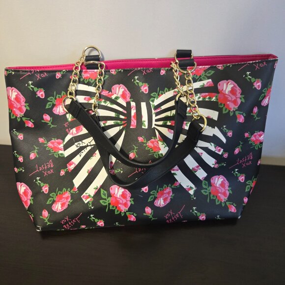 Betsey Johnson Floral tote - Picture 2 of 3